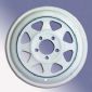8-Spoke Wheel - 15” x 6” White