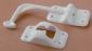 Angled Door Holder, 90 Deg, White
