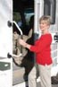 Lend-a-Hand Door Handle, White