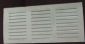 Wht. Finish Alum Vt, 3 Row,24 Lvr,8-1/2