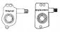 Square Hub Side Mount Operator, Right Hand