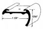 Insert Roof Edge, 16' Aluminum
