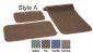 Three Piece Rug Set, Style A, Sagebrush