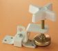 Fold-Out Bunk Clamps,White