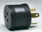 15 amp to RV 30 amp outlet. Rated at 15 amps.