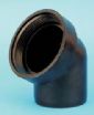 Sewer Hose Fitting, Female, 60 Deg.