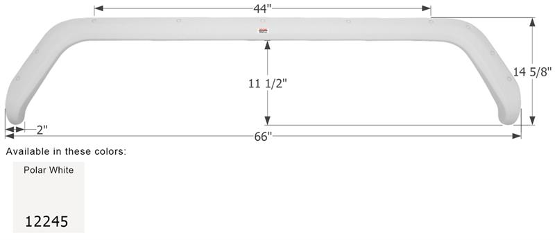 Icon 12245 Tandem Axle Fender Skirt