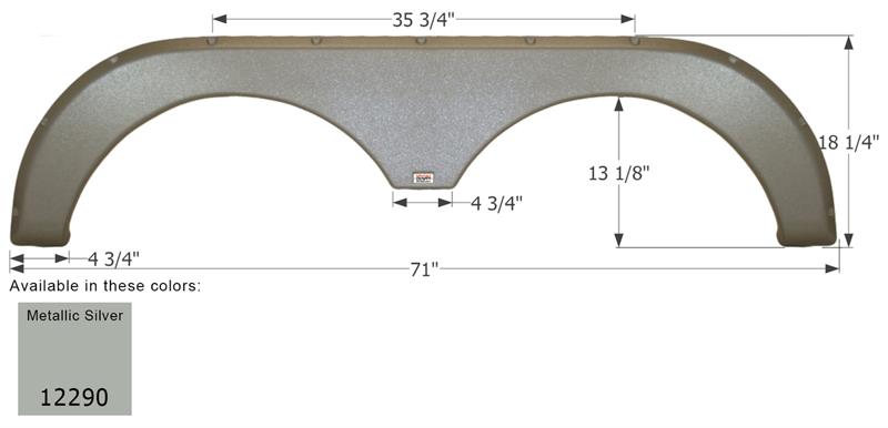 Icon 12290 Thor Tandem Fender Skirt