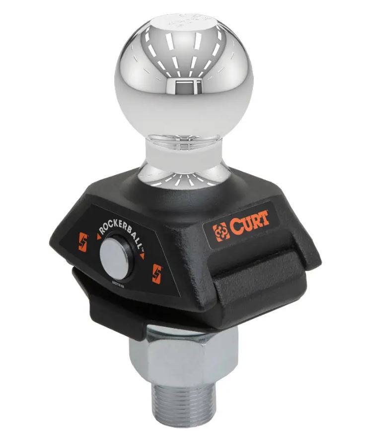 Curt 40047 RockerBall Cushion Hitch Trailer Ball Only - 2" Ball