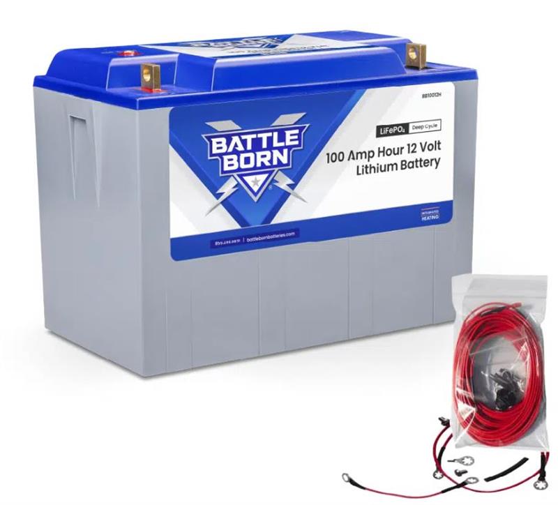 Battle Born Batteries BB10012H-1KIT LiFePO4 Heated Battery Kit
