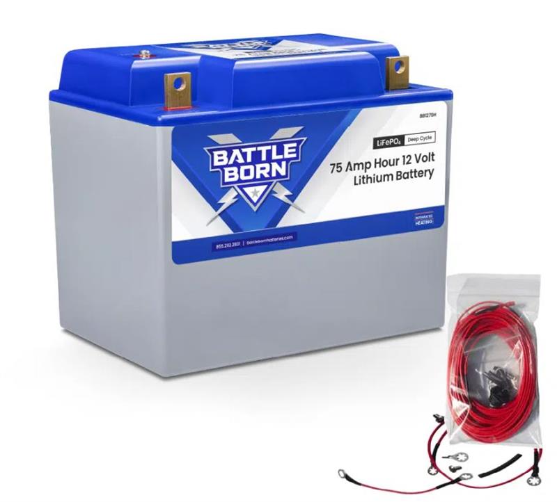 Battle Born Batteries BB1275H-1KIT LiFePO4 Heated Battery Kit