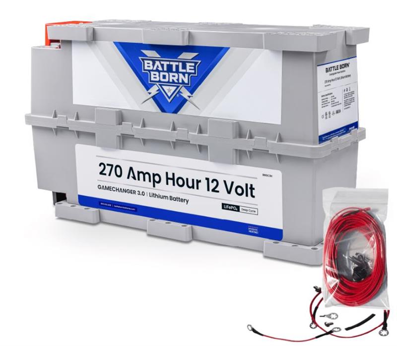 Battle Born Batteries BBGC3H-1KIT LiFePO4 Heated Battery Kit