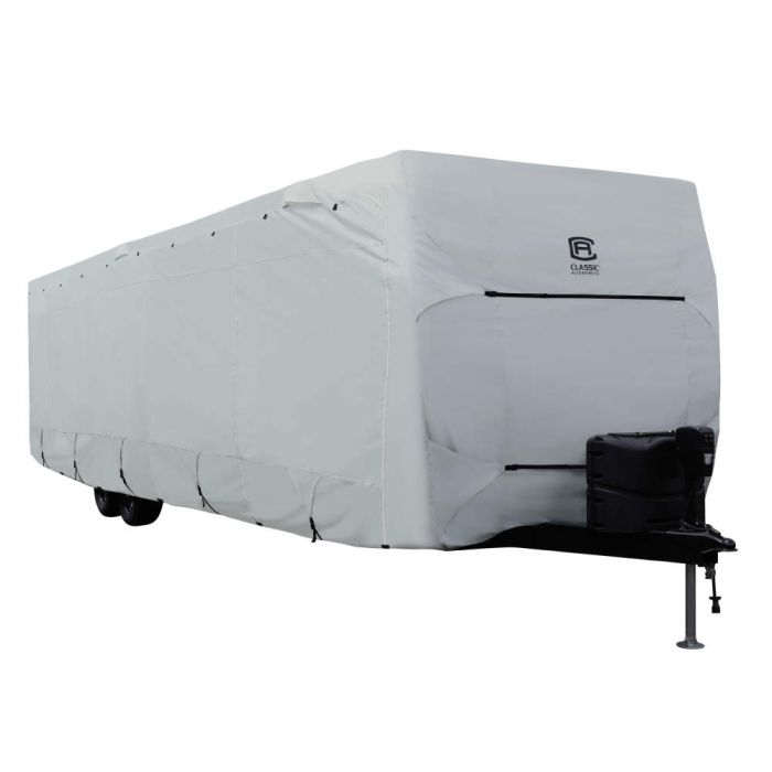 Classic Accessories 80-135-151001-00 PermaPRO Travel Trailer Cover 20 - 22' Gray