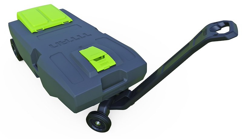 Thetford 40952 Titan Tote 4-Wheel Portable Waste Holding Tank - 35 Gallon
