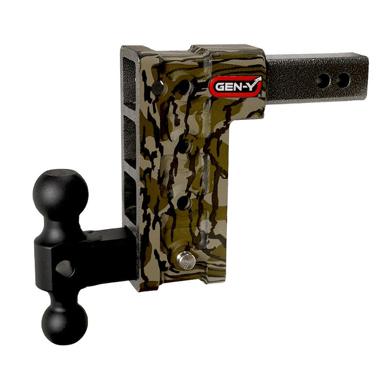 Gen-Y Hitch GH-614-MO Mossy Oak MEGA-DUTY Dual Ball Trailer Hitch Ball Mount