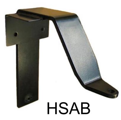 Brophy HSAB Black Super Heavy Duty Camper Hold Downs w/ Angle