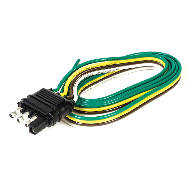 Husky Towing 13193 Trailer Side 4-Way Flat Trailer Wiring Connector