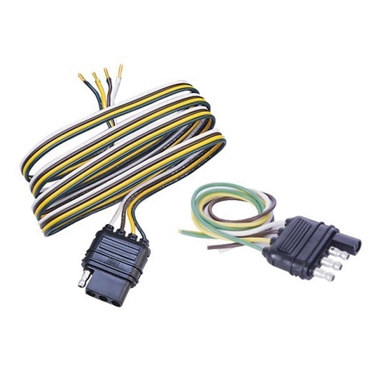 Husky Towing 30247 Trailer Wiring 4-Way Flat Connector