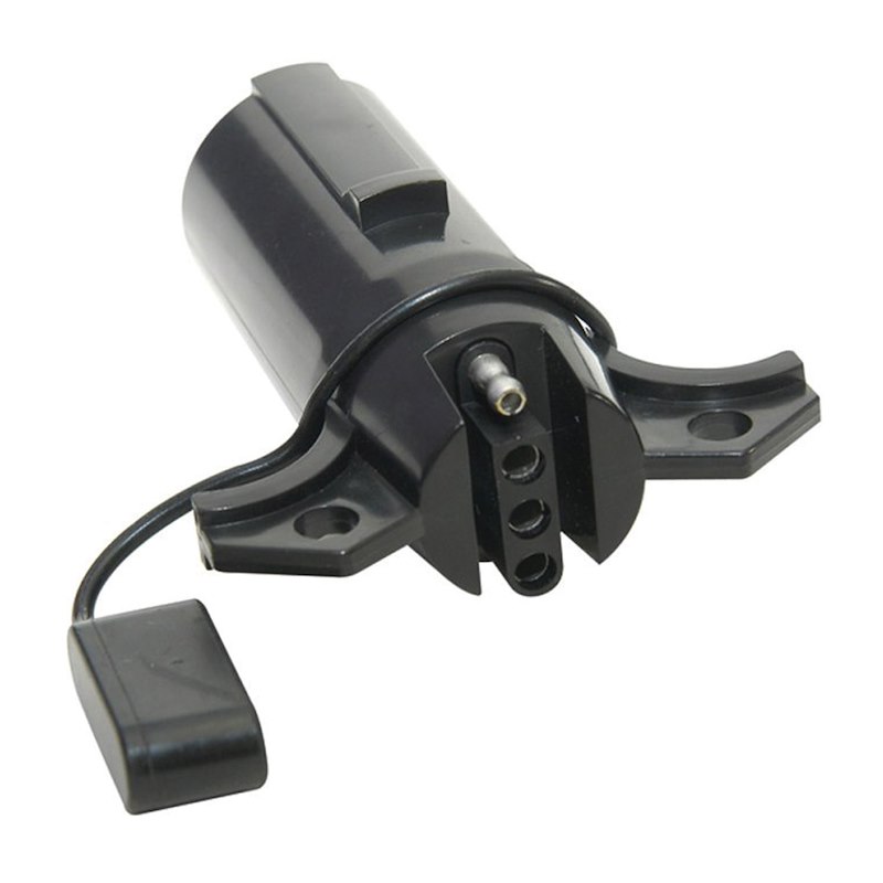 Husky Towing 30341 Trailer Wiring 7-Way Pin To 4 Flat Connector Adapter