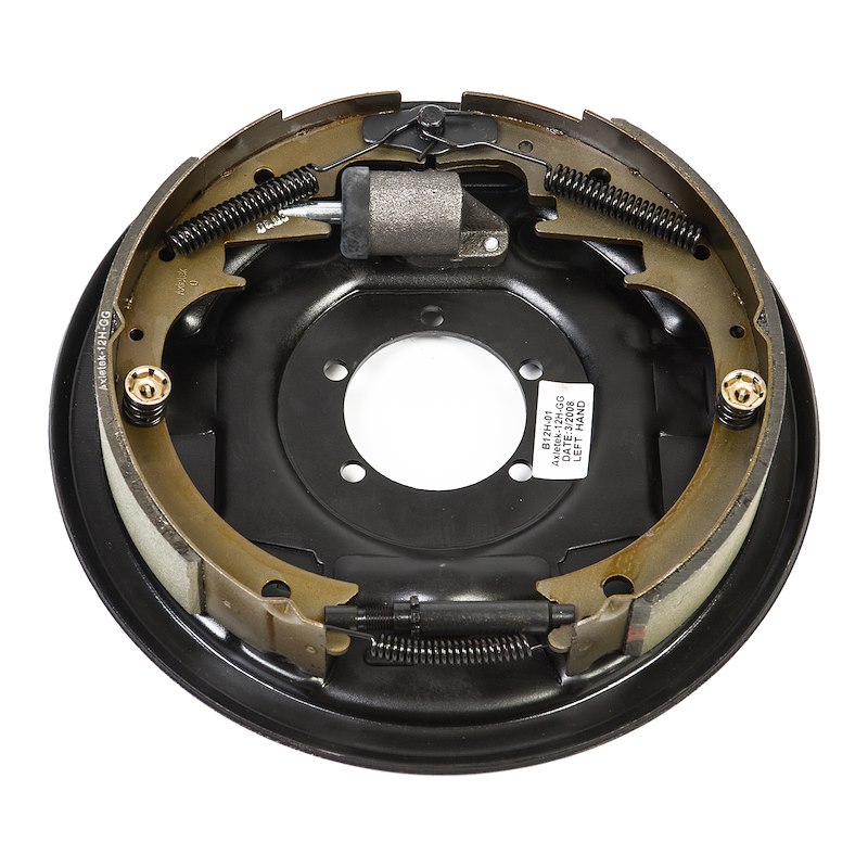 Husky Towing 30786 Left Hand Hydraulic Trailer Brake Assembly - 12" x 2"