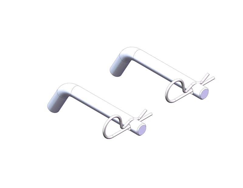 Husky Towing 31456 Silver Series Hitch Head Retaining Pins