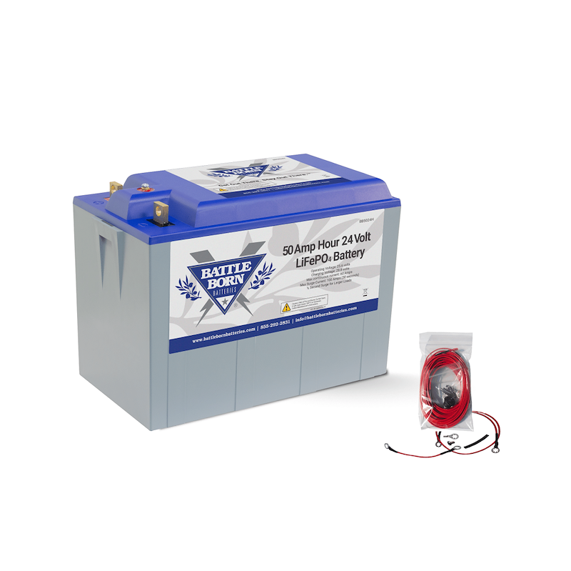 Battle Born Batteries BB5024H-1KIT LiFePO4 Heated Battery Kit