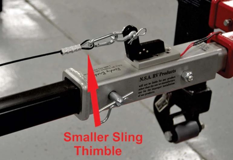 NSA RV RB-4000-10 Roadmaster Black Sling