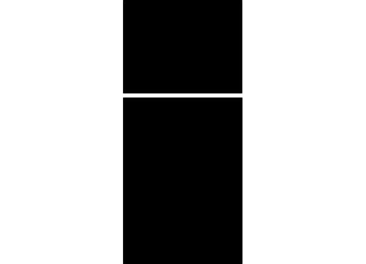 Dometic 3106863305C Black Door Panels For DM2672 And DM2682 Refrigerators