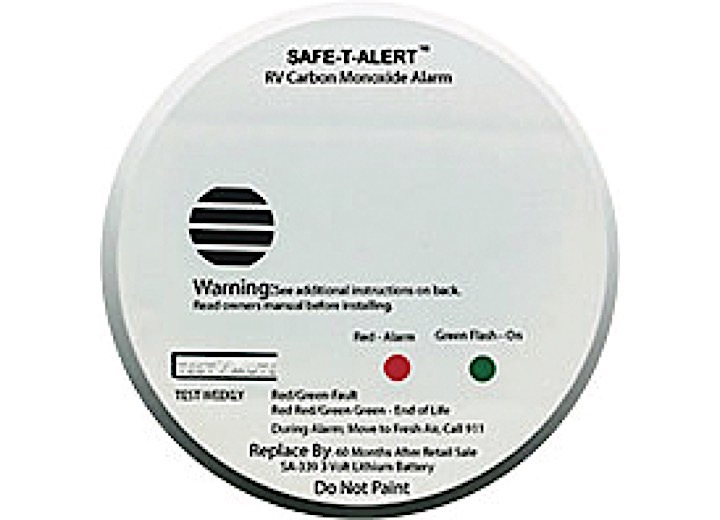 MTI SA339WT Industries Safe-t Carbon Monoxide Detector - White