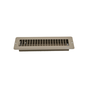 AP Products 013-641 Floor Register W/ Damper - 2-1/4" X 10" - Brown