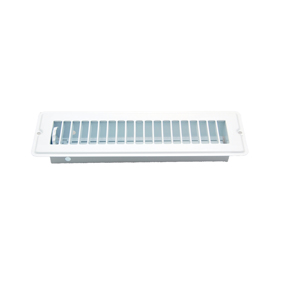 AP Products 013-640 Floor Register W/ Damper - 2-1/4" X 10" - White