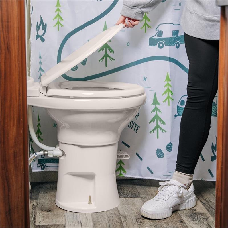 Camco toilet discount seat with lid