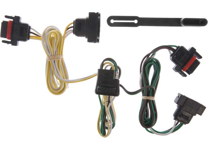 Curt 55323 T Connector With 4-Way Flat Trailer Connector
