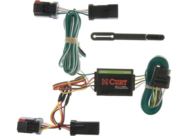 Curt 55334 T Connector With 4-Way Flat Trailer Connector