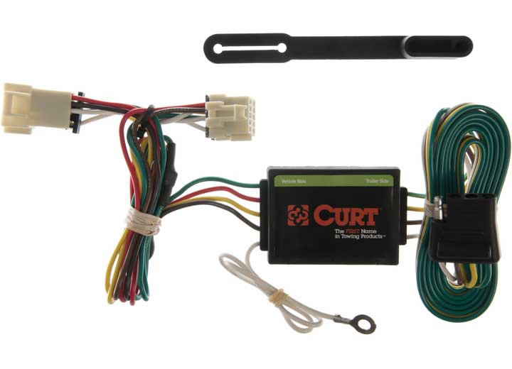 Curt 55355 T Connector With 4-Way Flat Trailer Connector