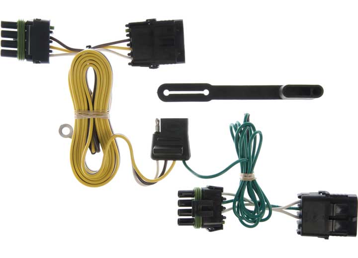 Curt 55356 T Connector With 4-Way Flat Trailer Connector
