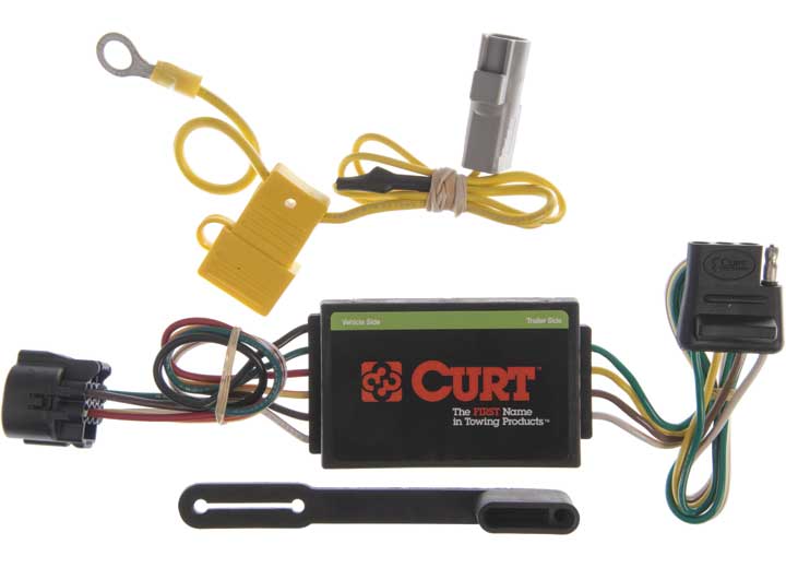 Curt 55367 T Connector With 4-Way Flat Trailer Connector