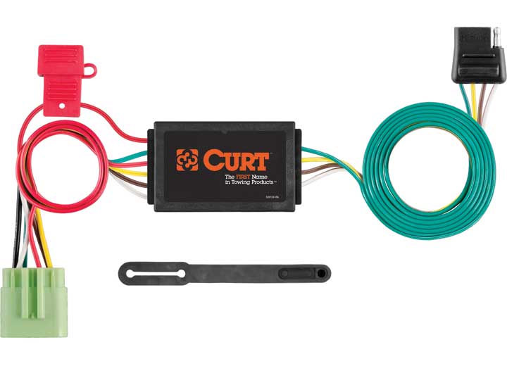 Curt 55369 T Connector With 4-Way Flat Trailer Connector