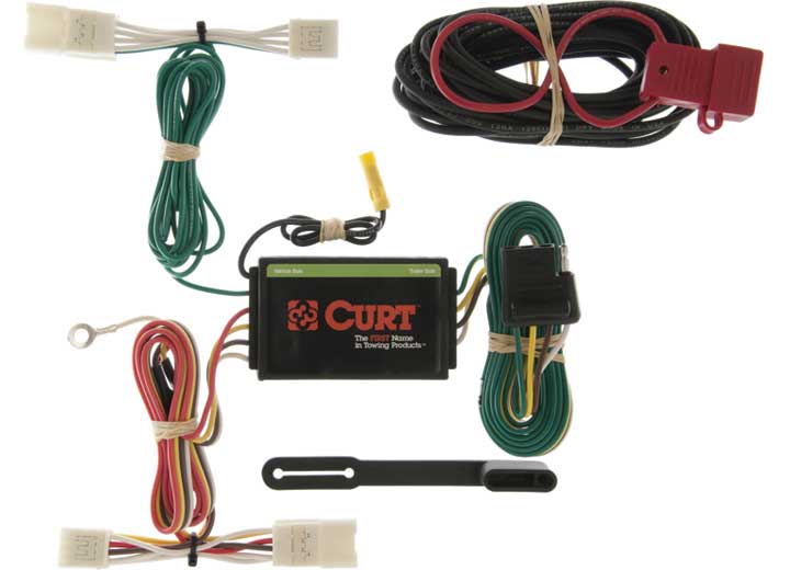 Curt 55400 T Connector With 4-Way Flat Trailer Connector