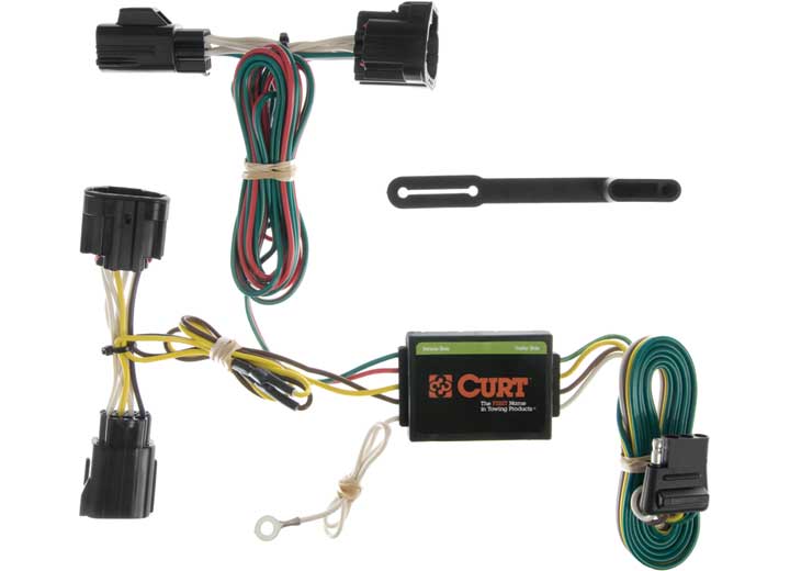Curt 55414 T Connector With 4-Way Flat Trailer Connector