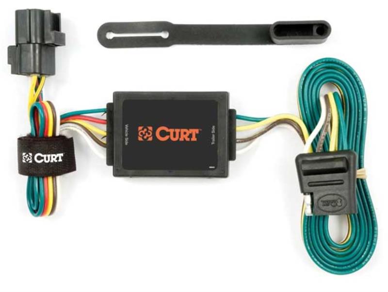 Curt 55550 T Connector With 4-Way Flat Trailer Connector