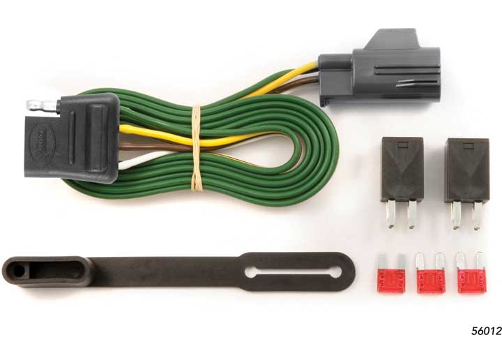 Curt 56012 T Connector With 4-Way Flat Trailer Connector