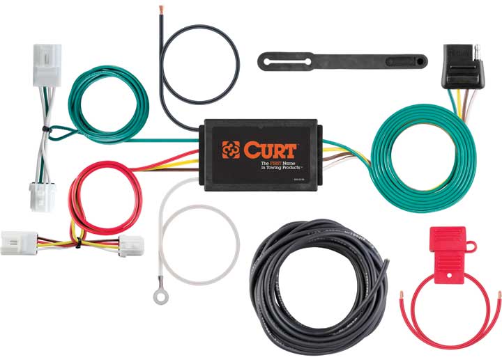 Curt 56033 T Connector With 4 Way Flat Trailer Connection