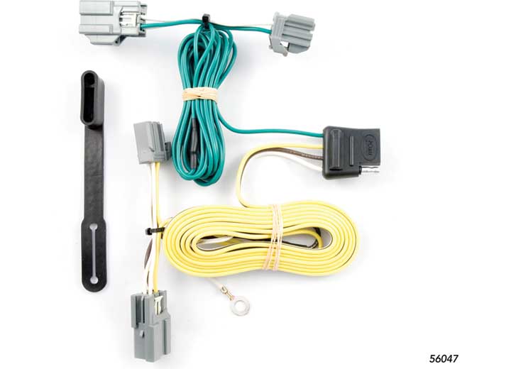 Curt 56047 T Connector With 4-Way Flat Trailer Connector