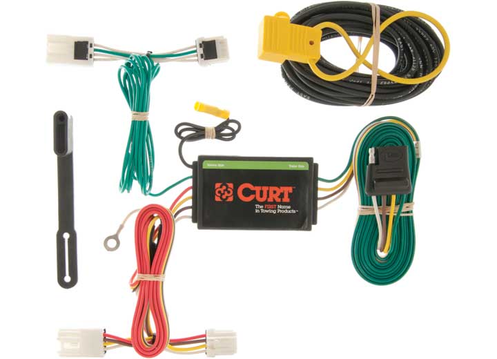 Curt 56127 T Connector With 4-Way Flat Trailer Connector