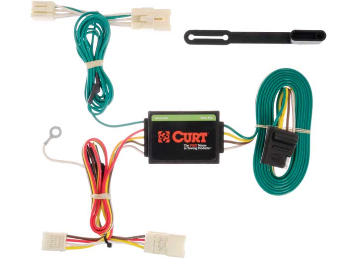 Curt 56157 T Connector With 4-Way Flat Trailer Connector