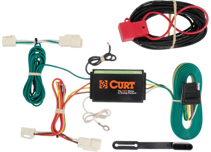 Curt 56189 T Connector With 4-Way Flat Trailer Connector