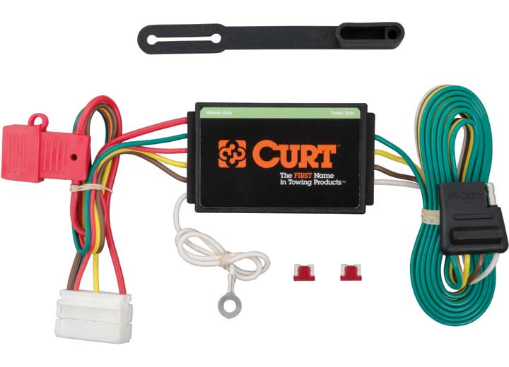 Curt 56192 T Connector With 4-Way Flat Trailer Connector