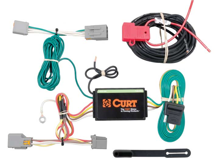 Curt 56218 T Connector With 4-Way Flat Trailer Connector