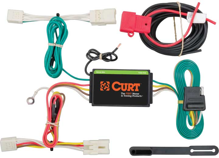 Curt 56233 T Connector With 4-Way Flat Trailer Connector